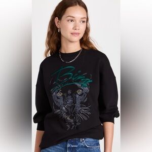 ANINE BING Kenny Panther Sweatshirt